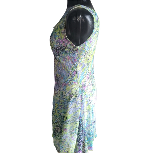 Jessica Colorful Patterned Sleeveless Dress 12P - Picture 4 of 6